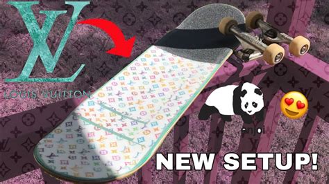 louis vuitton grip tape|HOW TO: CUSTOM LOUIS VUITTON SKATE GRIPTAPE FOR .